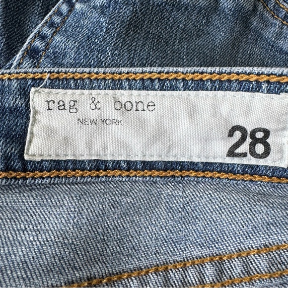 Rag & Bone Dre Cropped Low-Rise Slim Boyfriend Jean | 28 - Picture 8 of 11